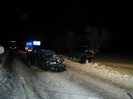 Tragick dopravn nehoda mezi Pelou a Lhotou 27. 1. 2007